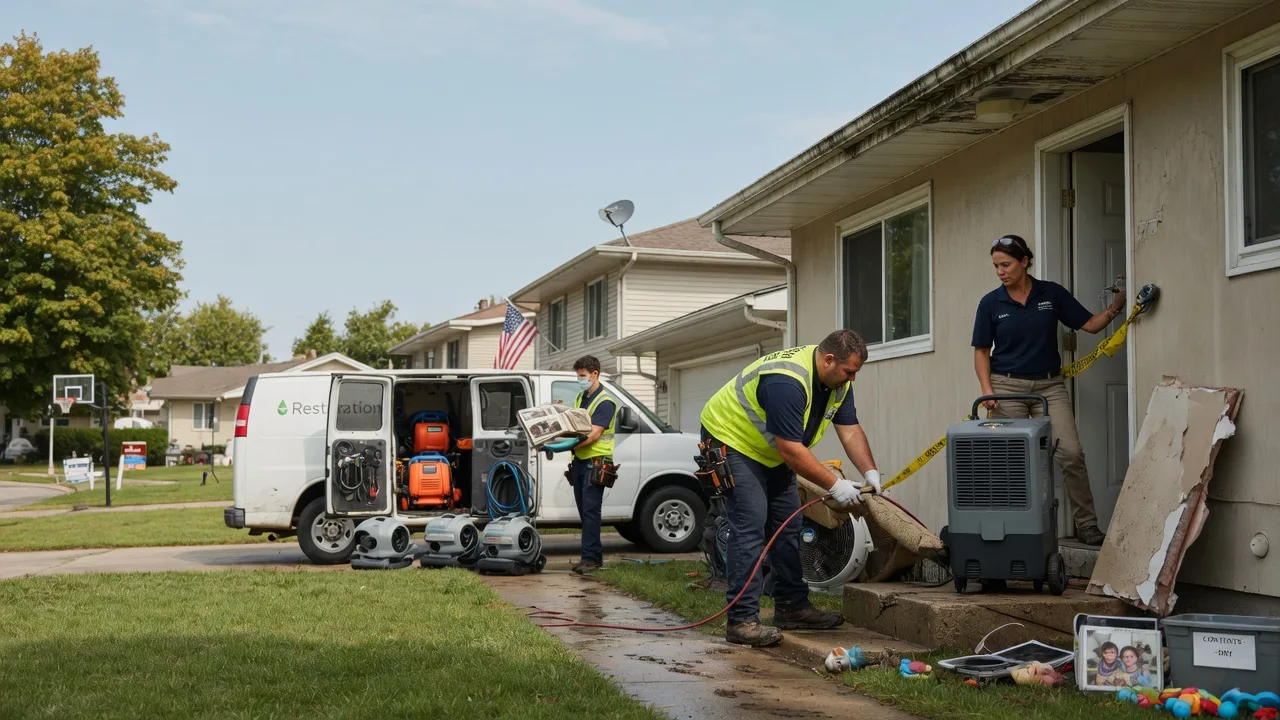 Water Damage Restoration in Inman, KS near me